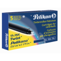 REZERVE ALBASTRE PENTRU INKROLLER PELIKANO GRAND PRIX, 2X SET 5, BLISTER