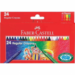 Creioane Cerate Clown 24 culori Faber-Castell