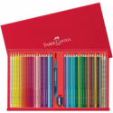 Creioane Colorate Acuarela 48 buc + Pensula Faber-Castell