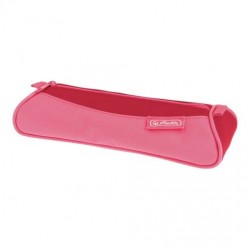 NECESSAIRE TRIUNGHIULAR, CULOARE ROZ/ROSU