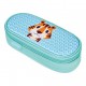 NECESSAIRE OVAL, MOTIV CUTE ANIMALS TIGER