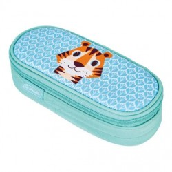 NECESSAIRE OVAL, MOTIV CUTE ANIMALS TIGER