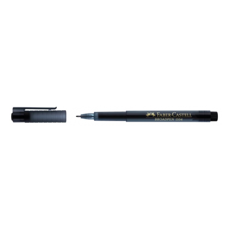 Liner 0.8 mm Negru Broadpen 1554 Faber-Castell