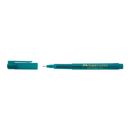 Liner 0.8 mm Turcoaz Broadpen 1554 Faber-Castell