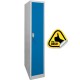 Vestiar metalic Premium 1 usa color Albastru 300x500x1800 mm (LxlxH), Neasamblat, PLUS