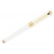 DIPLOMAT Excellence A2 - Pearl White Gold - stilou cu penita M, aurita 14kt.