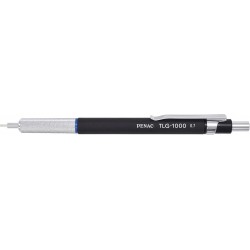 Creion mecanic profesional PENAC TLG - 1000, 0.7mm, metalic cu varf retractabil, cutie cadou-negru