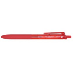 Pix PENAC X-Beam XB-107, rubber grip, 0.7mm, clema plastic, corp rosu - scriere rosie