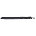 Pix PENAC X-Beam XB-107, rubber grip, 0.7mm, clema metalica, corp negru - scriere neagra