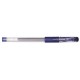 Pix transparent cu gel, rubber grip, 0.5 mm, cerneala rezistenta la apa, DONAU - albastru