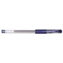 Pix transparent cu gel, rubber grip, 0.5 mm, cerneala rezistenta la apa, DONAU - albastru