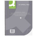 Caiet cu spirala, A4, 80 file - 70g/mp, 4 perf., coperti carton, Q-Connect - matematica