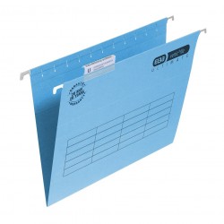 Dosar suspendabil cu eticheta, bagheta metalica, carton 330g/mp, ELBA Verticfile Ultimate - albastru