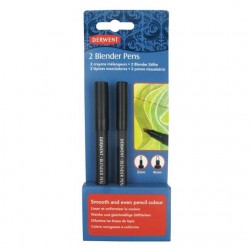 Marker DERWENT Professional, pentru amestec si estompare, 2 buc/ set, varf tip glont, 2 si 4 mm, bli