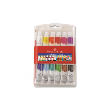 Tempera 12 Culori 12 ML Faber-Castell