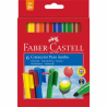 Carioca 6 culori Connector Jumbo Faber-Castell