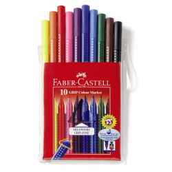 Carioca 10 culori Grip Faber-Castell