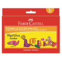 Plastilina 12 Culori Neon 160G Faber-Castell