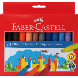 Carioca 24 culori Jumbo Faber-Castell