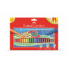 Carioci 24 culori Cu Varf Retractabil Faber-Castell