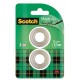 Banda adeziva transparent mata, invizibila la copiere, 19mm x 7.5m, 2 buc/blister, 3M - SCOTCH Magic