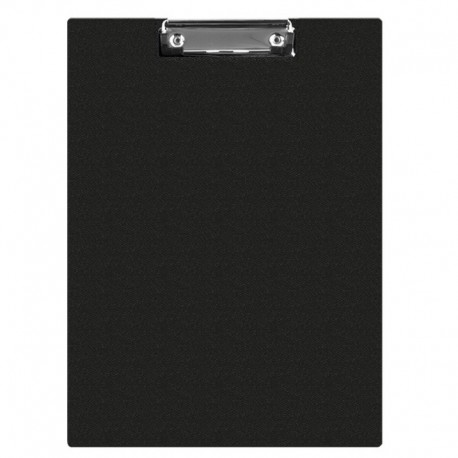 Clipboard dublu A4, plastifiat PP, DONAU - negru