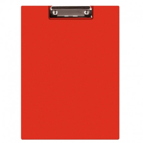 Clipboard dublu A4, plastifiat PP, DONAU - rosu