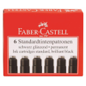 Cartuse Cerneala Mici Negre 6 Buc/Cutie Faber-Castell