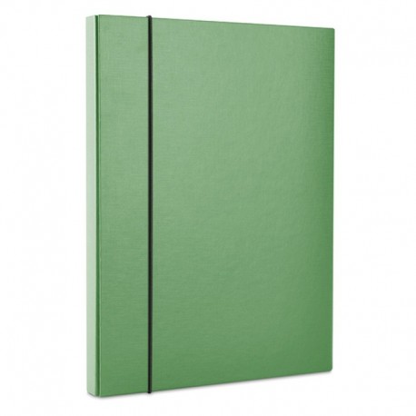 Mapa din carton plastifiat cu elastic, 40mm latime, Office Products - verde