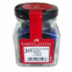 Cartuse Cerneala Mici Albastre 30 Buc/Borcan Faber-Castell