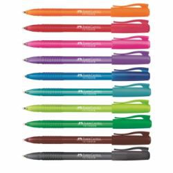 Roller 1Mm Gel Cx Colour Rosu Faber-Castell