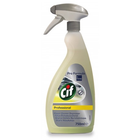 CIF Professional, cu pulverizator, degreseaza, curata si indeparteaza mirosuri, 750ml