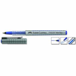 Roller 0.4Mm Albastru Cu Capilarii Vision 1466 Faber-Castell