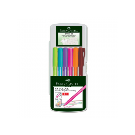 Roller 1Mm Gel Cx Colour Cutie Plastic 6 buc Faber-Castell