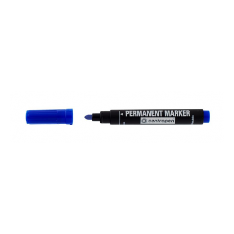 Marker Permanent Albastru Varf Rotund 2.5 mm 8566 Centropen