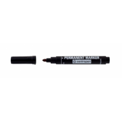 Marker Permanent Negru Varf Rotund 2.5 mm 8566 Centropen