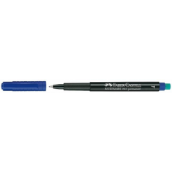 Marker Permanent Albastru F Multimark Faber-Castell