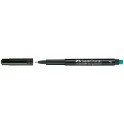 Marker Permanent Negru F Multimark Faber-Castell