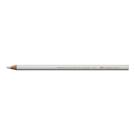 Creion Permanent Pentru Sticla Alb Faber-Castell