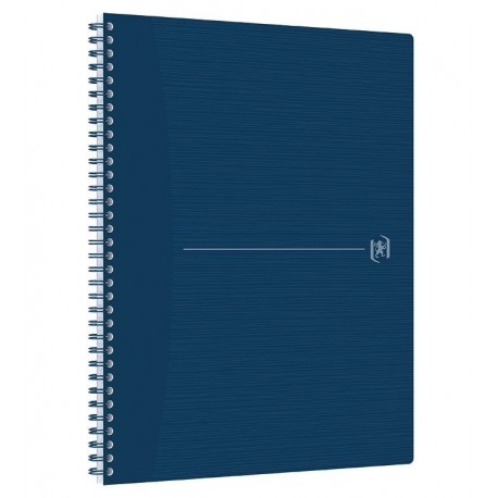 Caiet cu spirala A4+, OXFORD Origins, 70 file-90g/mp, Scribzee, coperta PP - matematica - albastru