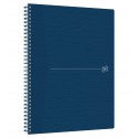 Caiet cu spirala A4+, OXFORD Origins, 70 file-90g/mp, Scribzee, coperta PP - matematica - albastru