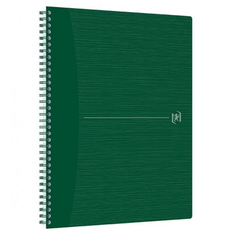 Caiet cu spirala A4+, OXFORD Origins, 70 file-90g/mp, Scribzee, coperta PP - matematica - verde