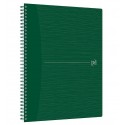 Caiet cu spirala A4+, OXFORD Origins, 70 file-90g/mp, Scribzee, coperta PP - matematica - verde