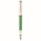 STILOU SOUVERAN M605 PENITA M CORP GREEN-WHITE ACCESORII PLACATE CU ARGINT CUTIE CADOU *BlackFriday*