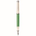 STILOU SOUVERAN M605 PENITA M CORP GREEN-WHITE ACCESORII PLACATE CU ARGINT CUTIE CADOU *BlackFriday*