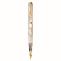 STILOU CLASSIC M200 M, CU PISTON, PENITA PLACATA CU AUR, ACCESORII PLACATE CU AUR, CORP GOLDEN BERYL