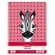 CAIET A4 80F SPIRALA PATRATELE CUTE ANIMALS MOTIV ZEBRA