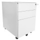 CASETIERA (ROLLBOX) METALICA MOBILA CU 3 SERTARE 390x500x600 mm (LxlxH), 20 kg/sertar, Asamblat, PLUS