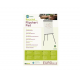 REZERVA HARTIE PT. FLIPCHART RECICLATA 50 coli, BI-OFFICE