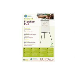 REZERVA HARTIE PT. FLIPCHART RECICLATA 50 coli, BI-OFFICE